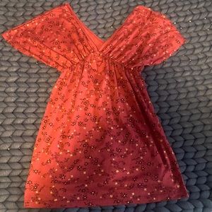 Fuchsia Flowy Top